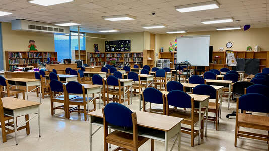 Sanchez Elementary School Library in Houston