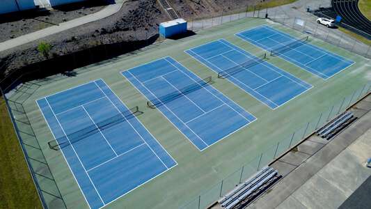 Meadowcreek High School Tennis Courts in Norcross