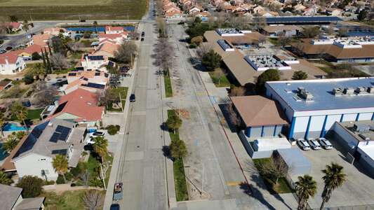 Joe Walker Middle School Parking Lot - Front Long in Quartz Hill