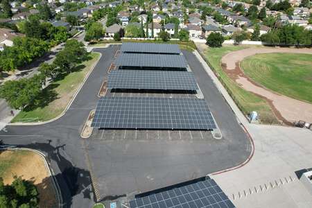 Dallas Ranch Middle School Parking Lot in Antioch