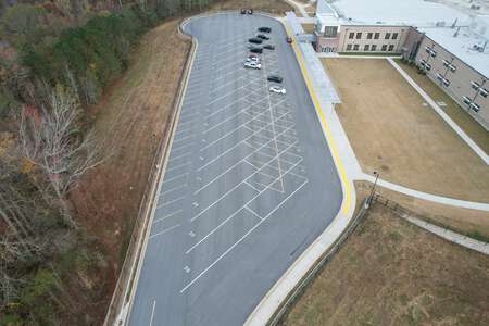 East Forsyth High School Parking Lot - Bus Loop in Gainesville