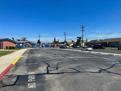 STEAM Academy at Burke Parking Lot - Front in Pico Rivera