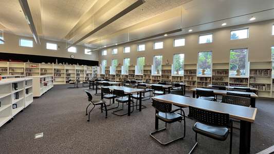Conestoga Middle School Library in Beaverton