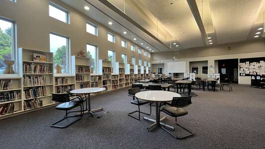 Conestoga Middle School Library in Beaverton
