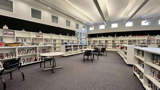 Conestoga Middle School Library in Beaverton