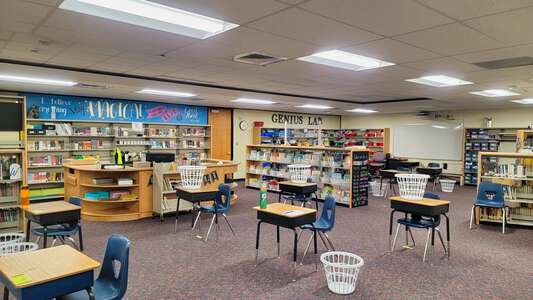 Mountain View Elementary School Library in Broomfield
