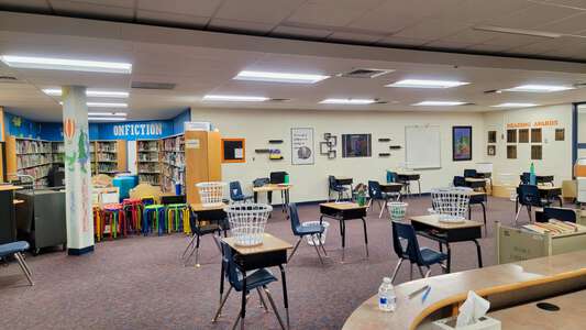 Mountain View Elementary School Library in Broomfield