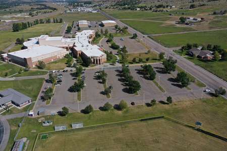 Century High School South Parking Lot in Pocatello