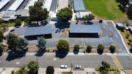 Hillview Crest Elementary School Parking Lot in Hayward