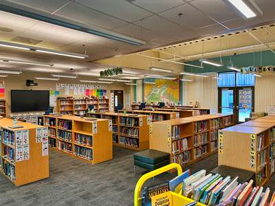 Triggs - Vincent L. Elementary School Library in North Las Vegas