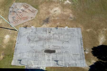Creeds Elementary School Outdoor Basketball Courts in Virginia Beach