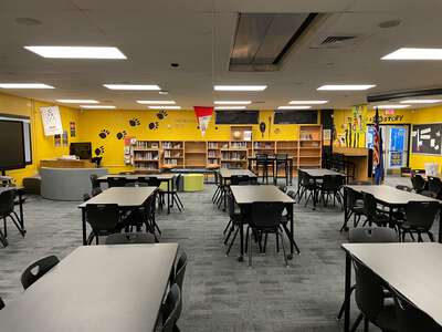 Hyde Park Middle School Library in Las Vegas