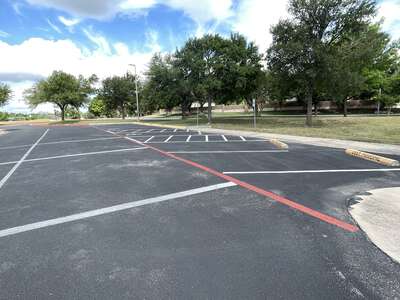 Forest Creek Elementary School Parking Lot - Front Lot in Round Rock
