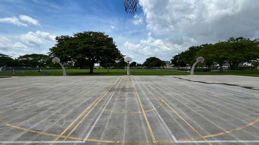 Claude Pepper Elementary School Outdoor Basketball Courts in Miami