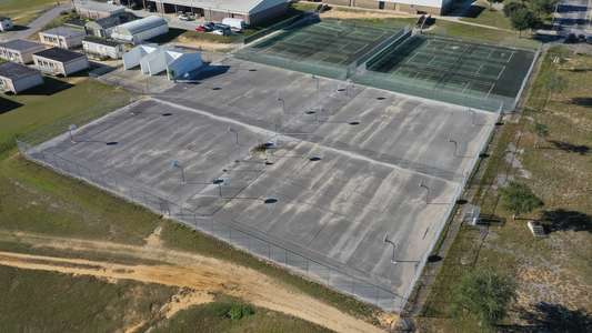 East Ridge High School Outdoor Basketball Courts in Clermont