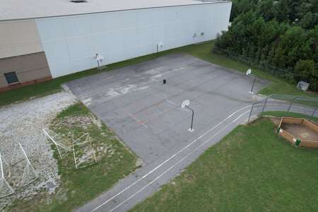 Northbrook Middle School Outdoor Basketball Courts in Suwanee