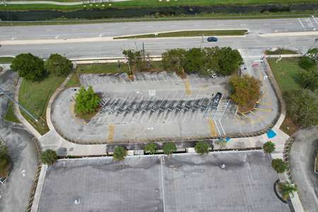 Pines Lakes Elementary School Parking Lot - Front in Pembroke Pines