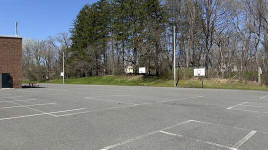 Fort River Elementary School Outdoor Basketball Courts in Amherst