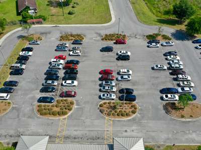 DeRenne Middle School Parking Lot in Savannah 2
