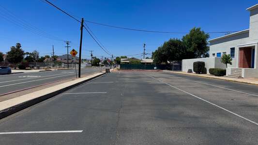Meridian Elementary School Parking Lot - Front in El Cajon