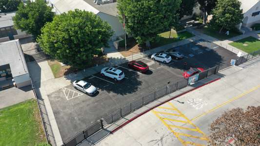 Lindbergh Elementary School Parking Lot - Front in Lynwood