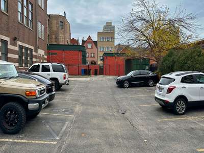 Chicago Military Academy High School Parking Lot in Chicago