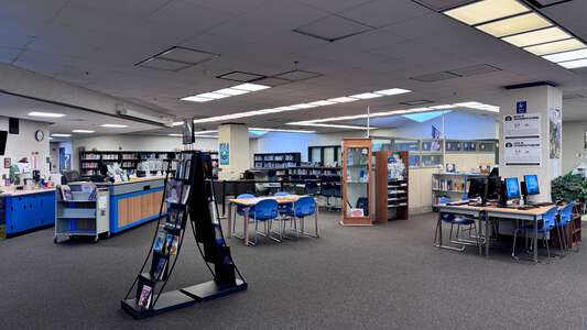 Hamilton School (6-12) Library in Anza