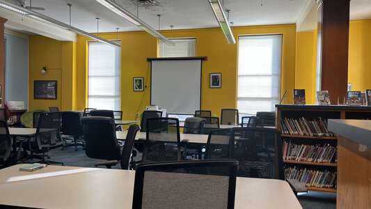 WC Stripling Middle School Library in Fort Worth