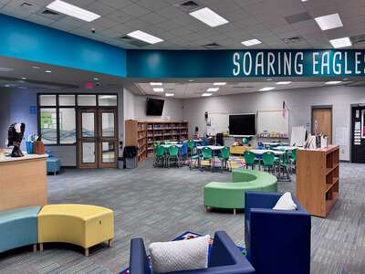 Bowen's Corner Elementary School Media Center in Hanahan 3
