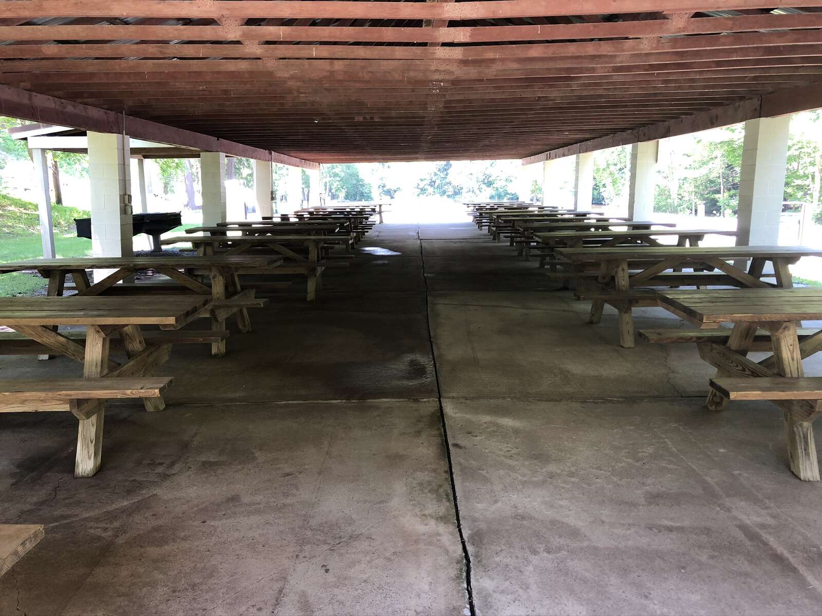 Dauphin County Parks & Recreation Lykens Glen Large Pavilion in Lykens Pennsylvania