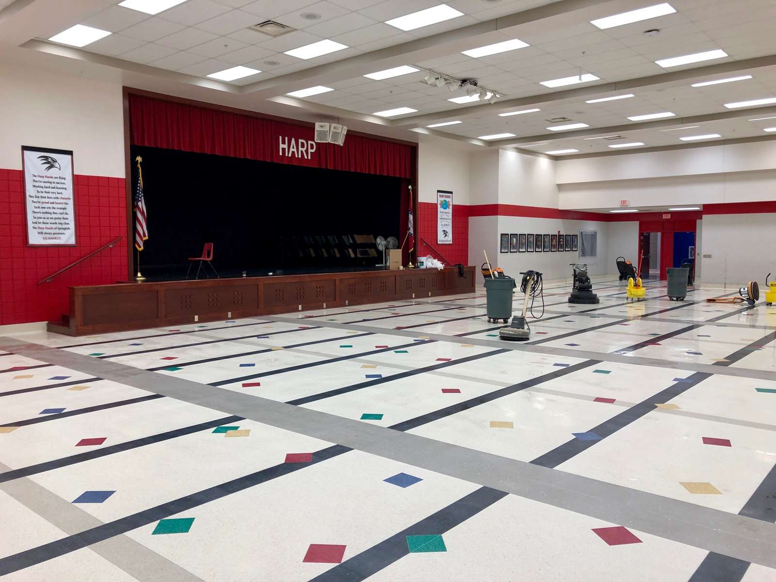 Harp Elementary School Multi-Purpose Room in Springdale Arkansas