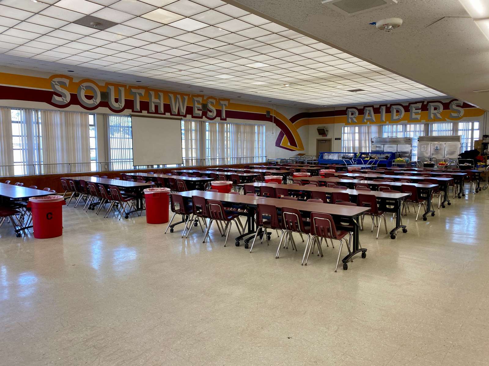 Southwest High School Cafeteria in San Diego California