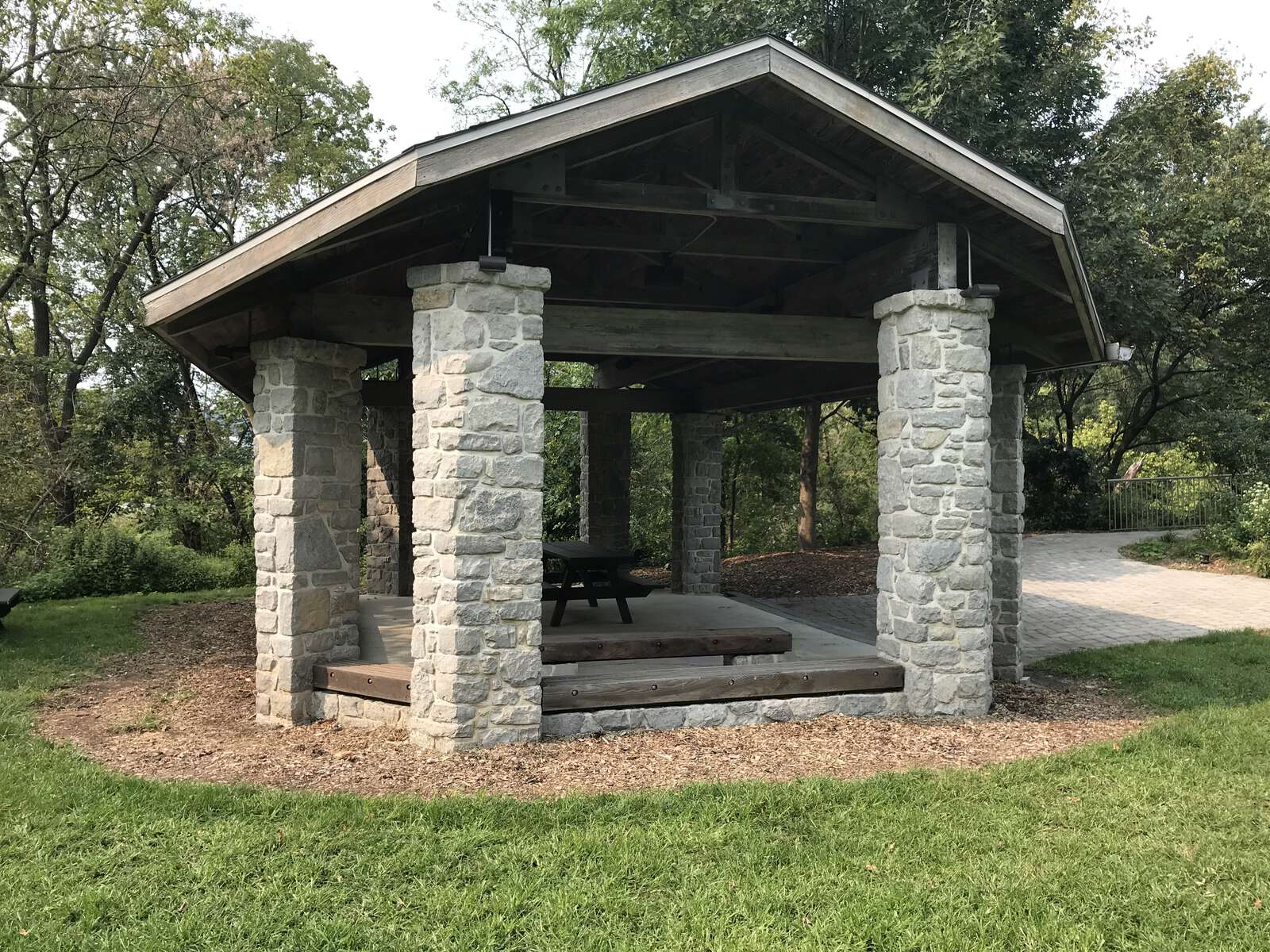 Dauphin County Parks & Recreation Wildwood Park Kunkel Pavilion and West Lawn in Harrisburg Pennsyl