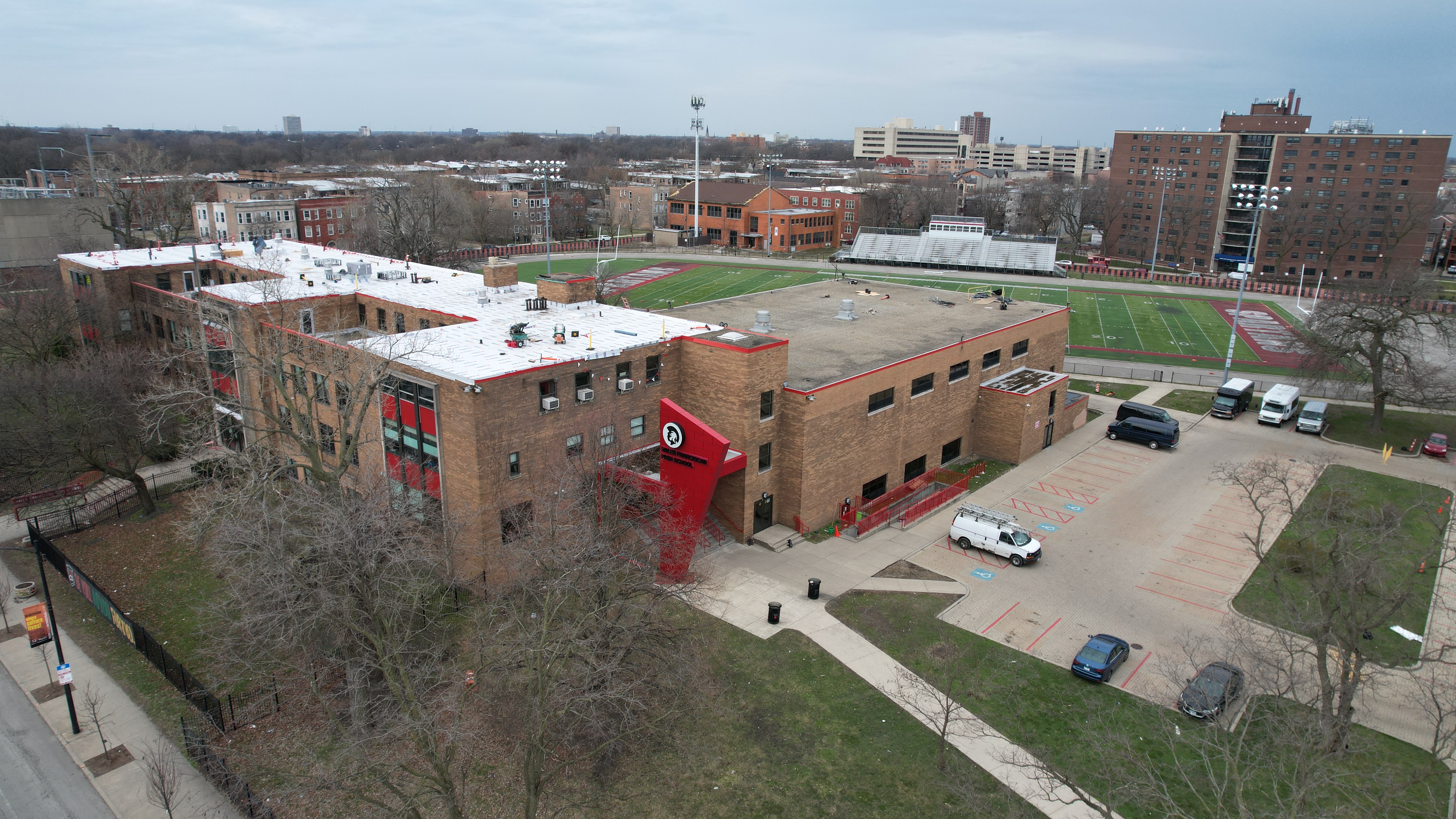 Bronzeville Scholastic Academy High School logo