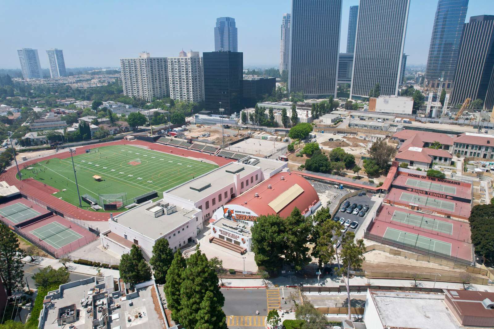 Beverly Hills High School in Beverly Hills California Hero Image