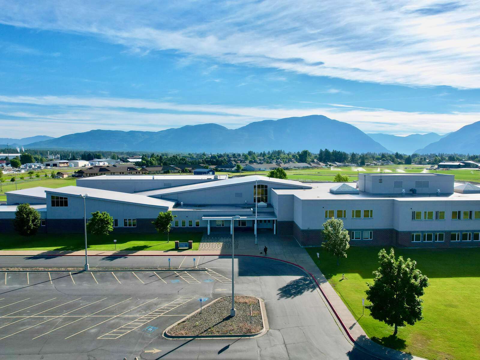 Columbia Falls Junior High School in Columbia Falls Montana Hero Image