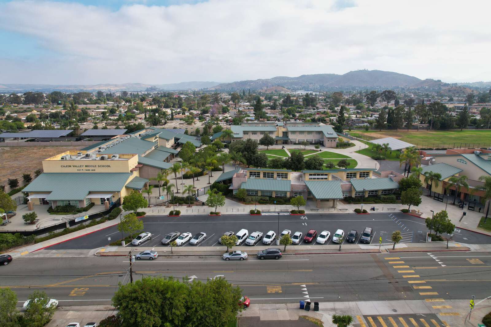 Cajon Valley Middle School in El Cajon California Hero Image