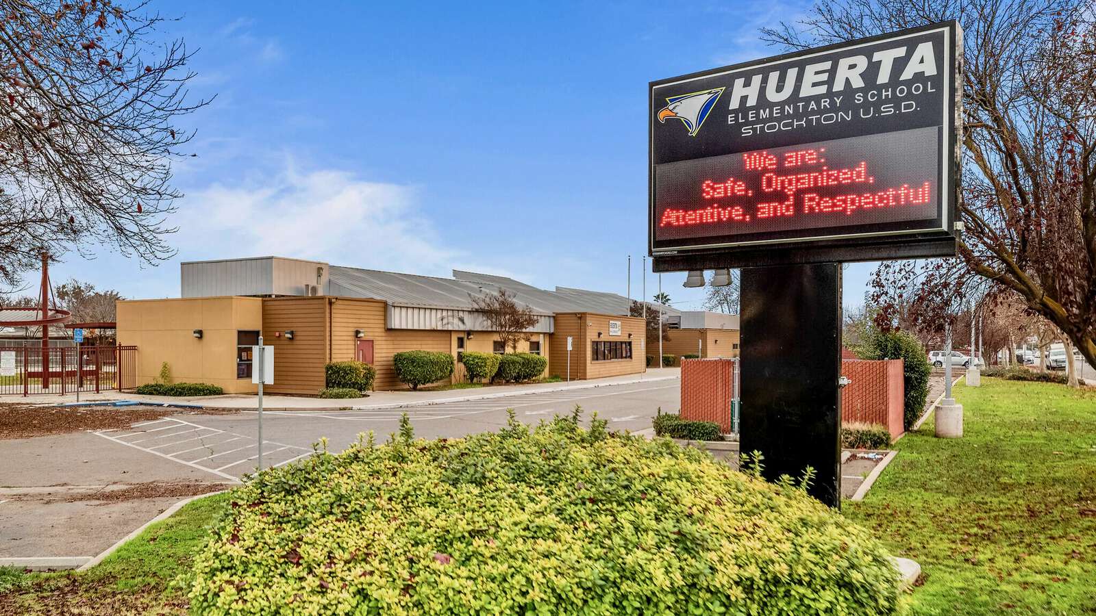 Huerta Elementary School in Stockton California Hero Image