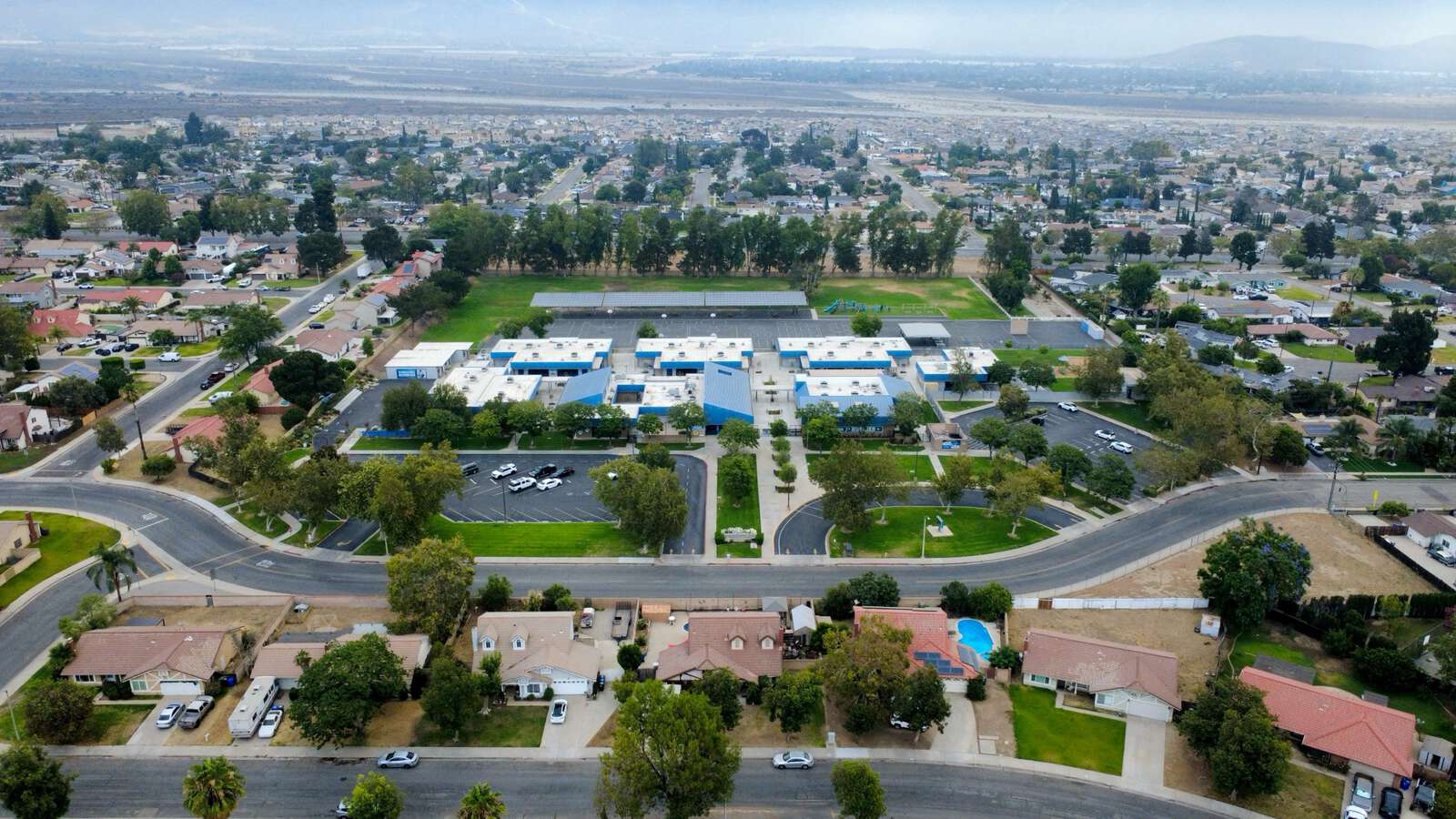 Elizabeth T. Hughbanks Elementary School in Rialto California Hero Image
