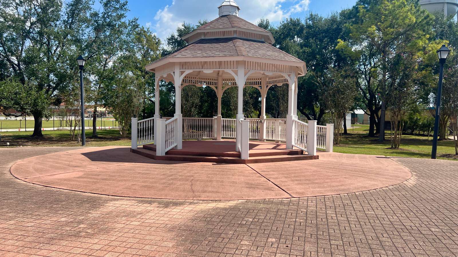 Gazebo at City Hall in Pearland Texas Hero Image