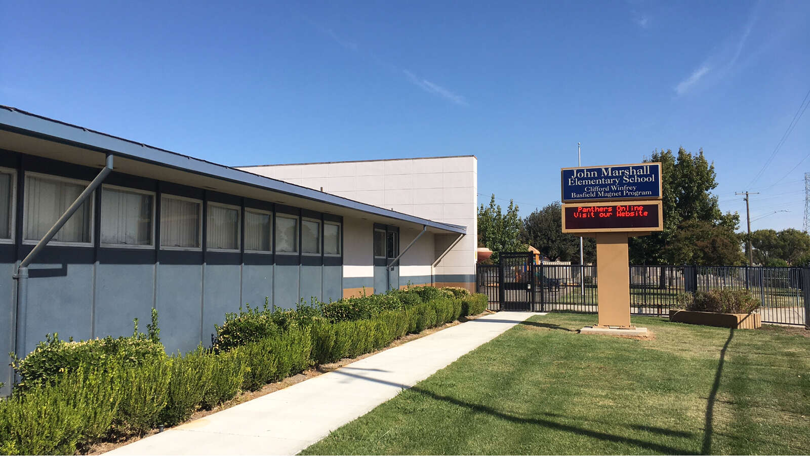 Marshall Elementary School in Stockton California Hero Image