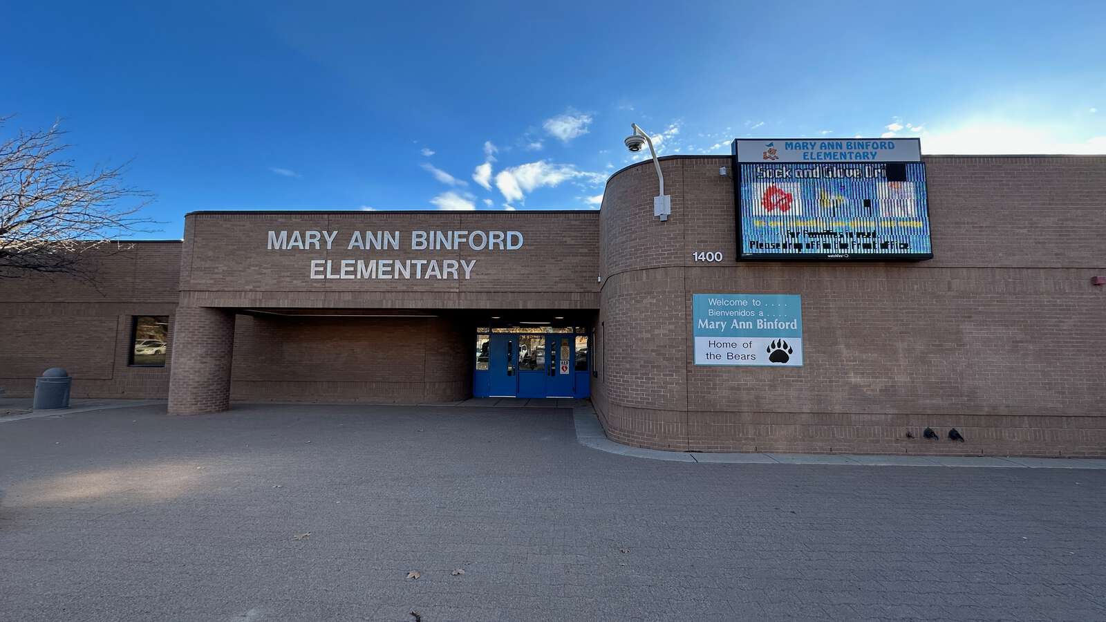 Mary Ann Binford Elementary School in Albuquerque New Mexico Hero Image