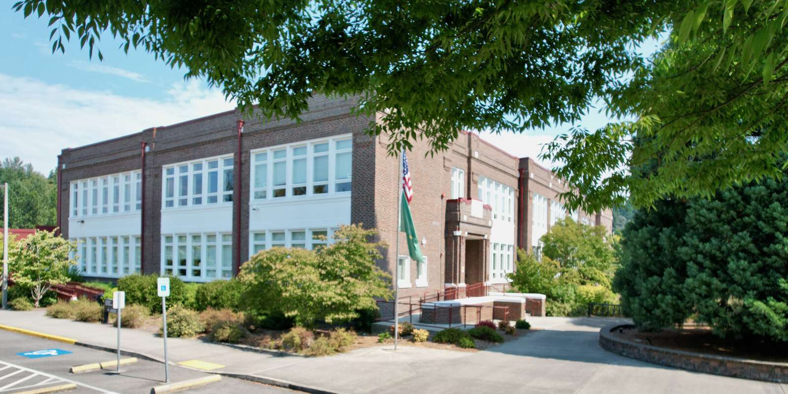 Old Redmond Schoolhouse in Redmond Washington Hero Image