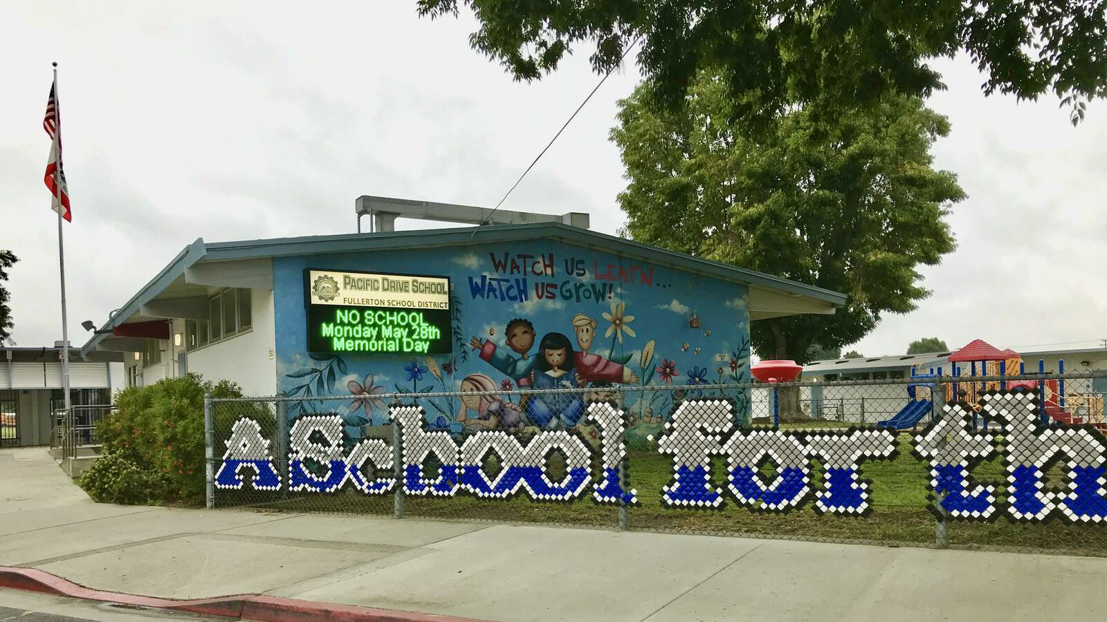 Pacific Drive Elementary School in Fullerton California Hero Image