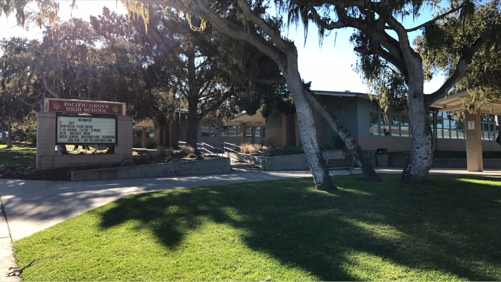 Pacific Grove High School in Pacific Grove California Hero Image