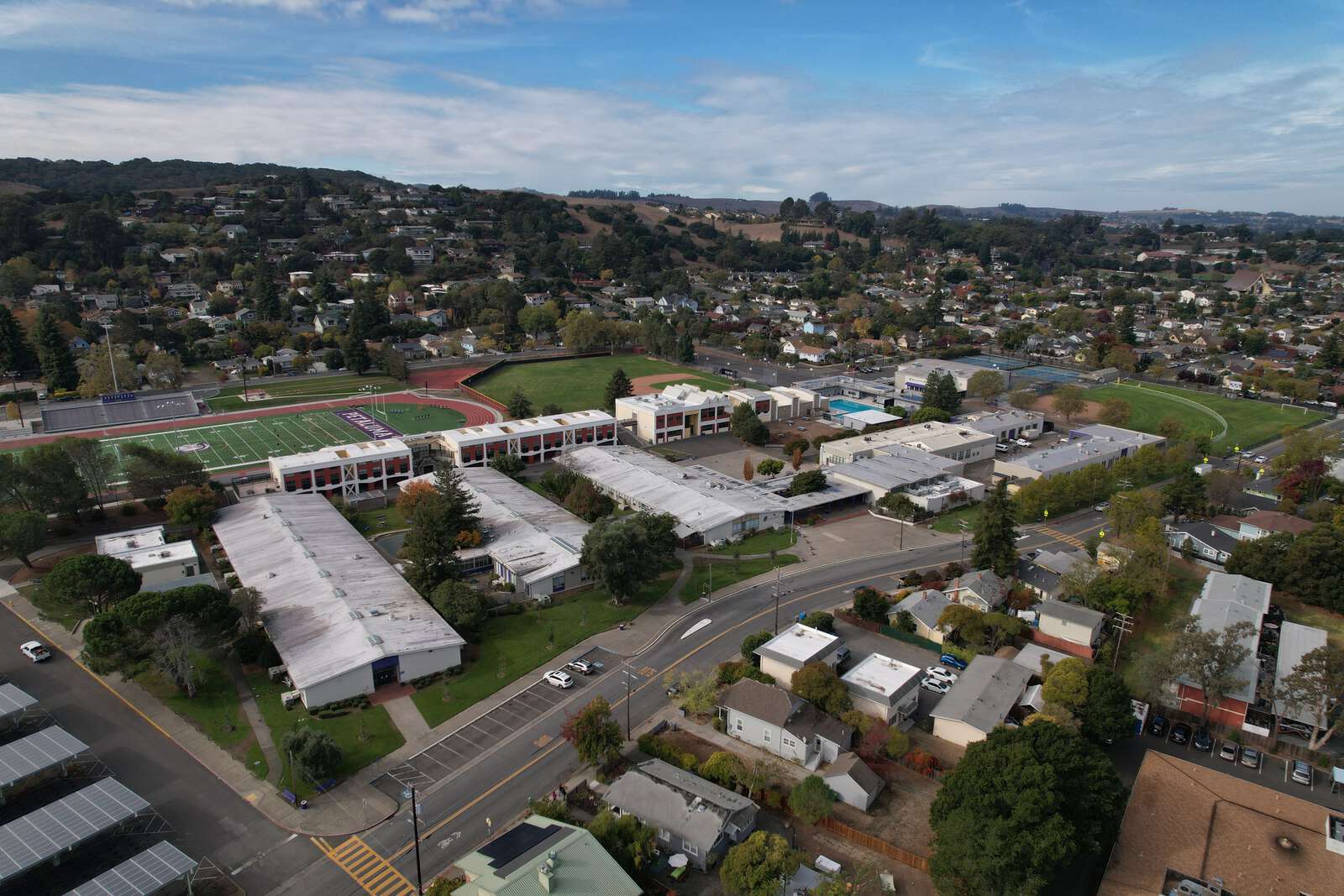 Petaluma High School in Petaluma California Hero Image