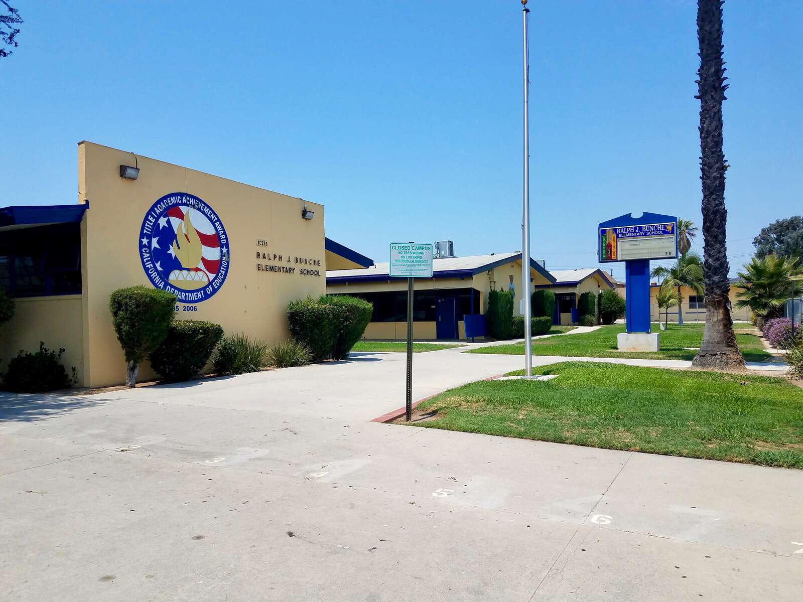 Ralph Bunche Elementary School in Carson California Hero Image