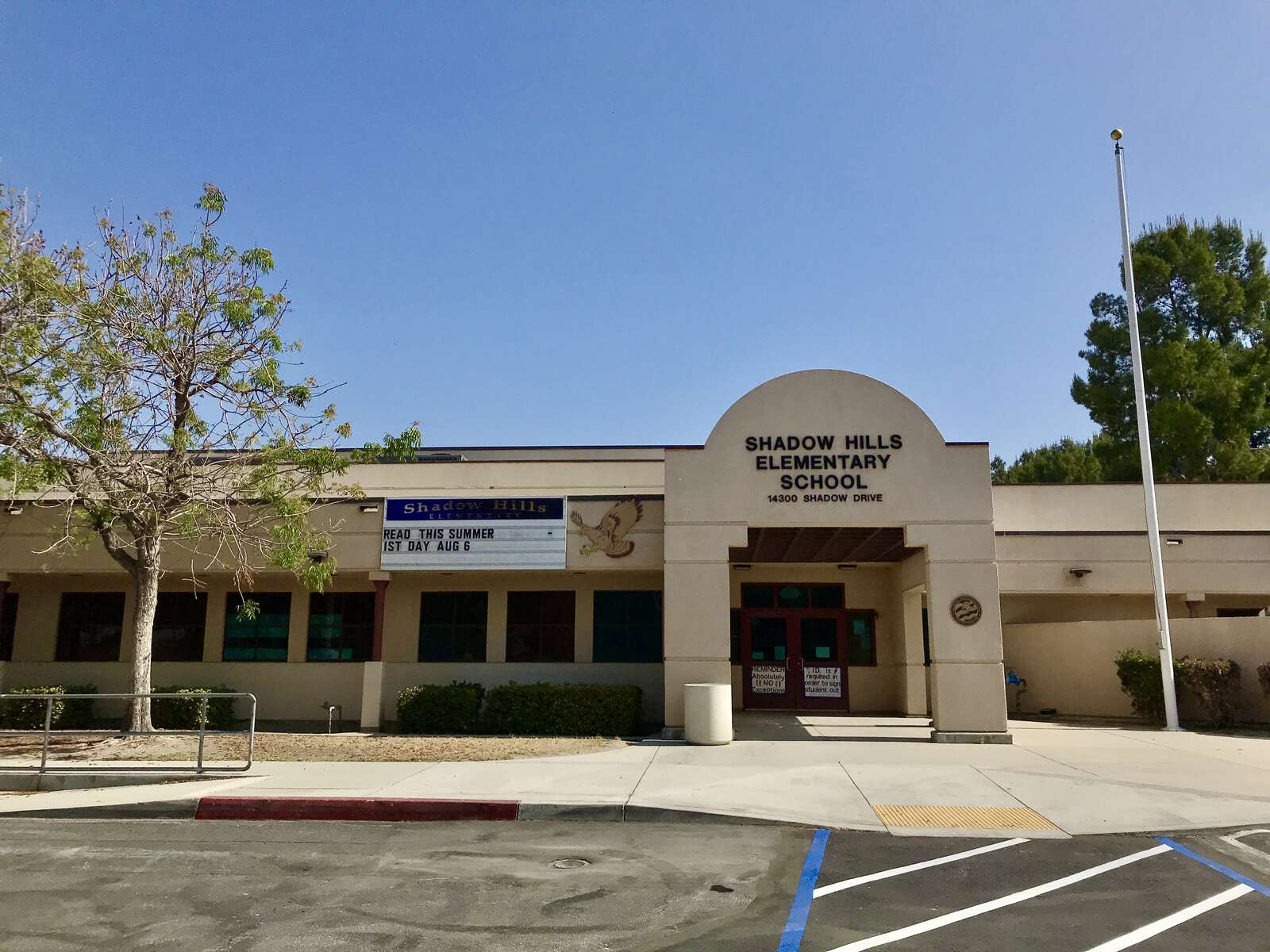 Shadow Hills Elementary School in Fontana California Hero Image