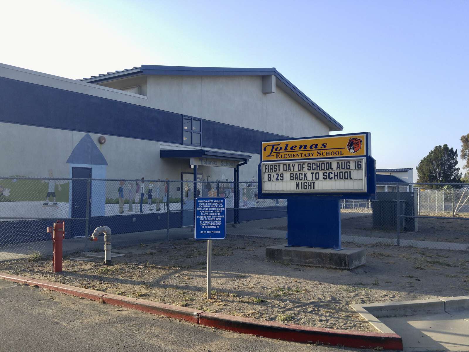 Tolenas Elementary School in Fairfield California Hero Image
