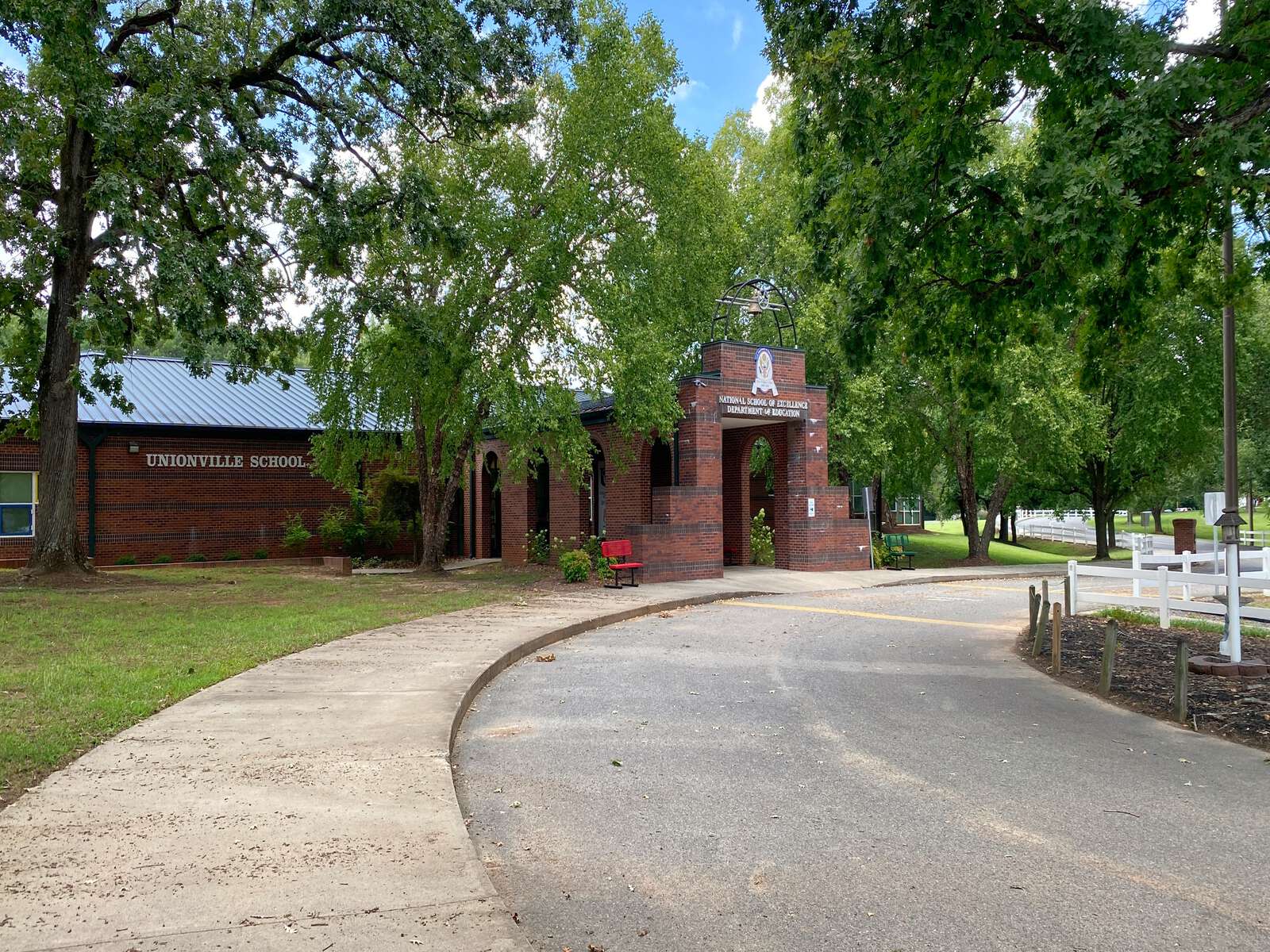 Unionville Elementary School in Monroe North Carolina Hero Image